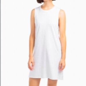 Richer poorer white tank dress